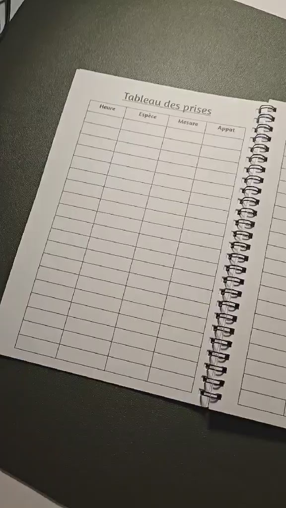 Journal de bord ''Édition pêche 2026''