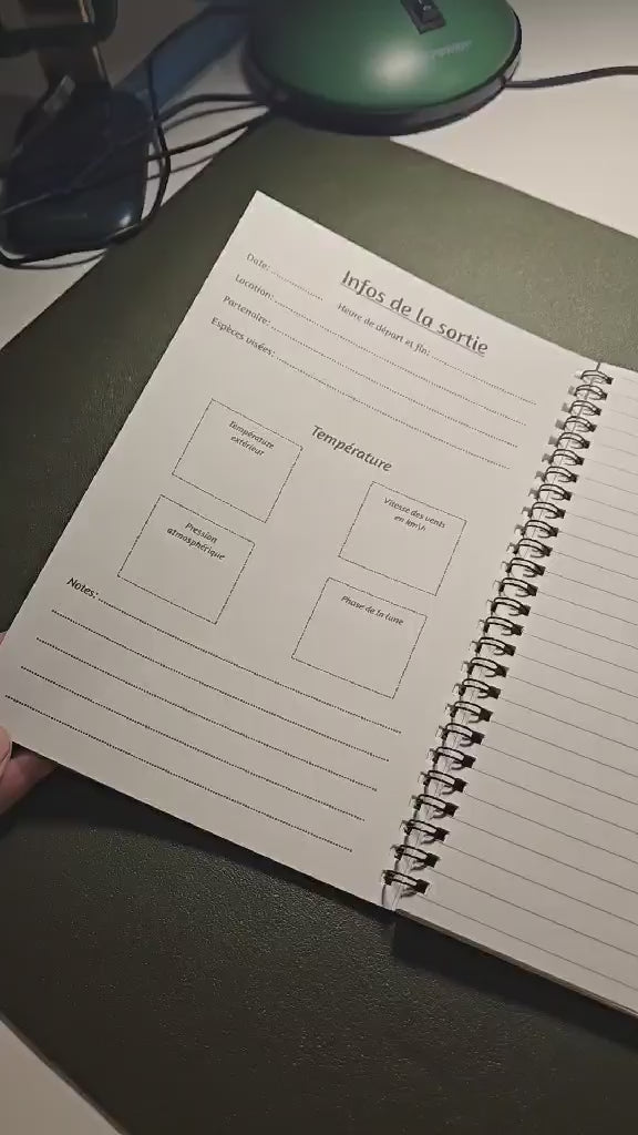 Journal de bord ''Édition pêche 2026''