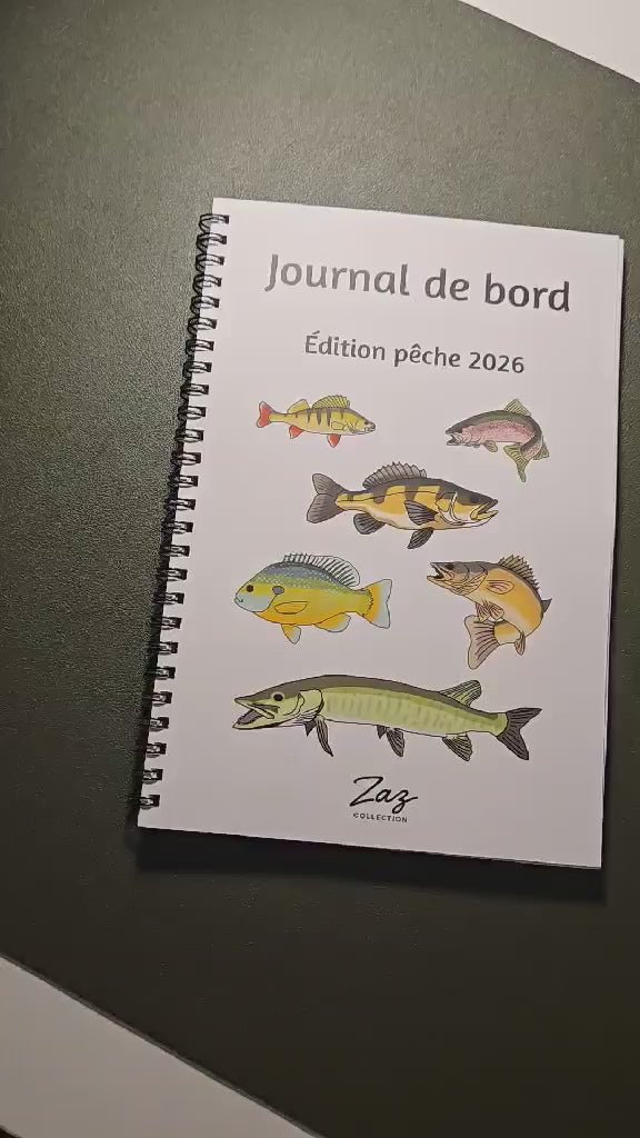 Journal de bord ''Édition pêche 2026''